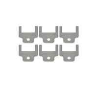NINMORTH 6 llaves dispensadoras de acero inoxidable Kimberly Clark, soportes para toallas de papel, llave de repuesto de metal resistente para accesorios de anillo, uso doméstico comercial