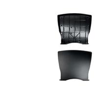 NINMORTH Kit de mesa de parrilla de repuesto 60067 para modelos Weber Q2000 Q2200 Q2400, para bandeja lateral de plástico con amplio espacio de preparación, montaje, color negro