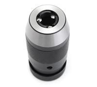 NINMORTH Portabrocas sin llave B16 de 1 a 16 mm con mandril cónico MK2, perforación de torno autoajustable para CNC metal madera para plástico, acero 45# HRC45