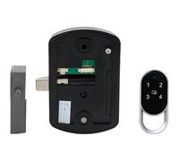 NINMORTH Sistema de acceso sin llave con escáner de huellas dactilares de | Teclado electrónico para cerradura de puerta con soporte para 20 huellas dactilares, función de bloqueo automático