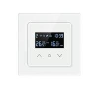 NINMORTH Termostato inteligente WiFi para caldera de pared, regulador de temperatura programable con control de aplicación, precisión de 0,5 °C, horario semanal 5+2/6+1/7 días, seguridad para niños