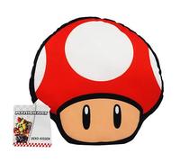 Nintendo - Cojín decorativo - Super Mario Turbo Seta - Cojín Mushroom