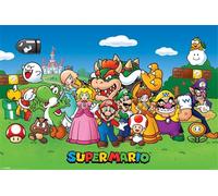 Nintendo Póster Super Mario Personajes 91,5x61cm Producto Oficial