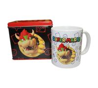 Nintendo set taza + hucha bowser super mario bros decorativas, multico