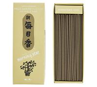 Nippon Kodo Incienso Morning Star Palo Santo, Incienso de Estilo Japonés de 200 barritas, incluye incensario