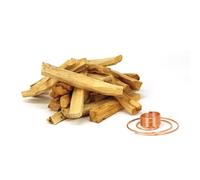 NIRDOSH - Kit Palo Santo PALITO - 25 Palitos de Ecuador + Soporte de Cobre - 100% Original y Orgánico para Meditación Yoga Madera Sagrada Bursera Graveolens