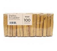 NIRDOSH - Palo Santo para Quemar Incienso Natural PALITO de Ecuador - 100 Palitos de Madera 10cm - 100% Original y Orgánico para Meditación Yoga Madera Sagrada Bursera Graveolens