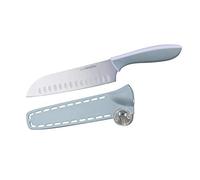 Nirosta Cuchillo Santoku 18-30,5Cm Eversharp, polipropileno, elastómero, acero CCR+, color gris y malva, 1 ud.