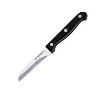 Nirosta - FACKELMANN - Cuchillo de cocina Patatero y para verduras. Hoja afilada de acero Inoxidable y mango de madera Packawood color marrón 17,5x2cm, 1ud
