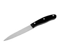 NIROSTA FIT Cuchillo multiusos, Cuchillo Cocina, Cuchillo Verduras, Cuchillo Carne de 22cm, (Color: Negro e Inoxidable) 1 ud.