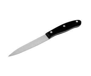NIROSTA FIT Cuchillo multiusos, Cuchillo Cocina, Cuchillo Verduras, Cuchillo Carne de 22cm, (Color: Negro e Inoxidable) 1 ud.