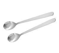 Nirosta "París Latte Macchiato Cuchara, Acero Inoxidable, Plata, 19,5 cm, 2 Piezas