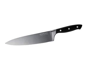 Nirosta Trinity Cuchillo de Cocina, Hoja de 20 cm Acero Inoxidable 18/10, Diseño Alemán, Mango de Plástico ABS con 3 Remaches, 340 X 47 X 20 mm, 1 ud.