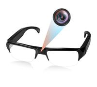 Nisanuki Cámara Espía Oculta Gafas, Mini Camaras Espias 1080P HD, Gafas con Camara Camuflada, Tomar Foto y Video Grabación en Bucle para Reuniones, Viajes, Deportes