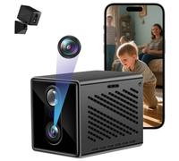 Nisanuki Cámara Espía WiFi, Mini Camara Oculta Inalambricas 1080P HD, 130° Micro Interior/Exterior Mini Cámaras de Vigilancia con Audio Bidireccional Visión Nocturna Detección De Movimiento