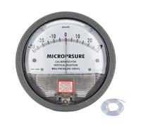 Nishiyuenyi Micro Manómetro Diferencial Herramienta Medidora de Presión Aire Dispositivo Compacto PP Metal Adecuado para Laboratorios Monitoreo Agrícola Ventilaci, 30pa