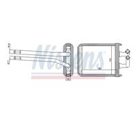 NISSENS Intercambiador De Calor Radiador Para KIA Picanto 1.1 1.0
