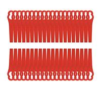 NITAIUN 120 Piezas Cuchillas de Plástico Cortacésped Cuchillas Cortador de Césped Repuesto Cuchillas de Repuesto de Plástico Accesorios de Herramientas de Jardín para Cortadora Césped（120 Piezas）