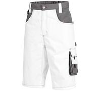 NITRAS Motion Tex Plus 7603 Pantalones Cortos de Trabajo - Pantalones Cortos de Trabajo - 35% algodón - Blanco - 52