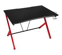 Nitro Concepts D12 Negro/Rojo - Mesa Gaming