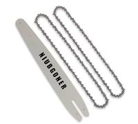 NIUBGONER Combo de barra de motosierra y cadena de 12 pulgadas, paso de 1/4 pulgadas, calibre de 0.43 pulgadas, 64DL, repuesto para podadora de poste Stihl HT102, HT103, HT133, HT131, HT100, HT101,