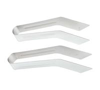 NiuLumea 2 pinzas de acero inoxidable para plantas jóvenes para trasplante de jardín, alicates suaves para quitar raíces para interiores y exteriores y aflojar el suelo