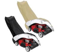 NiuLumea Funda para cortacésped Oxford 210D impermeable, 190 x 111 x 63 cm, con dobladillo elástico y cordón, color negro