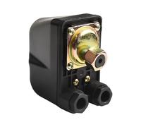 NiuLumea Interruptor de presión trifásico de 380 V 6 A para compresor de agua, ajustable de 1,4 a 4,1 bar, puerto de 1/4 pulgadas, carcasa de metal