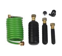 NiuLumea Kit de limpieza de drenaje de 3 piezas, potente para herramientas de pulsación de agua, tubos de 1 a 6 pulgadas, manguera de 3 m con válvula, desatascamiento
