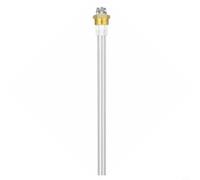 NiuLumea Sonda de sensor de nivel de agua de rosca G1 Pulgada Caldera de vapor Rod Electrodo de 3 pines, PTFE para aislamiento y conexión de latón, 405 mm en general