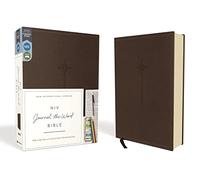NIV, Journal the Word Bible, Imitation Leather, Brown, Red Letter Edition, Comfort Print: Reflect, Take Notes, or Create Art Next to Your Favorite ... or Create Art Next to Your Favorite Verses