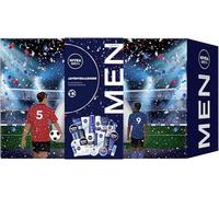NIVEA MEN Calendario de Adviento 2024 con 24 puertas llenas de sorpresas, calendario de Navidad con artículos de cuidado, set de cuidado para la época de Adviento con productos Nivea Men, Nivea y