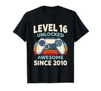 Nivel 16 Desbloqueado Impresionante Desde 2010 Camiseta gráfica económica