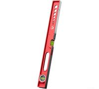 Nivel de aluminio fundido sólido, con vial de burbujas de alta precisión, regla de nivel, para medición vertical y horizontal, herramienta de construcción resistente, con (600 mm)