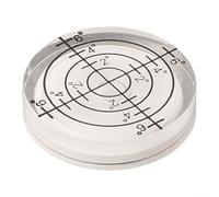 Nivel de burbuja redondo de 32 mm para vial de alcohol, medidor circular de acrílico, para herramientas de carpintería de precisión, 32 x 7 mm (1)