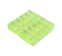 Nivel de espíritu para mini burbujas, herramienta de nivel rectangular, bolsillo pequeño para nivel de espíritu para nivelación de colgar cuadros DIY (10 piezas)