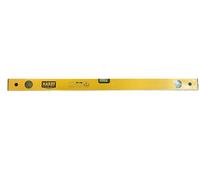 Nivel de Hardy Working Tools de 100 cm, de albañil serie 42, herramienta de aluminio y plástico con 3 burbujas, alta precisión de medición