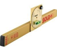 Nivel de precisión NAM 50 T, 50 cm, de aluminio dorado con imán