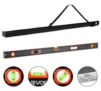 Nivel digital VEVOR con pantalla LCD, nivel de 120 cm con 3 ampollas de nivelación de 90°/45°/0°, nivel magnético para albañiles con protección contra el agua IP54 y 2 baterías, herramienta de medició