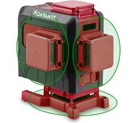 Nivel láser 3D de 360° con haz verde, autonivelante, modelo FORTUM 4780216