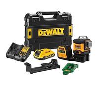 DeWALT – Láser de cruz verde DCE089D1G18 12/18V con 1x batería 2.0 Ah XR y cargador