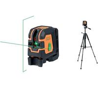 Nivel láser de líneas transversales Geo-Fennel Geo1X-GREEN + trípode