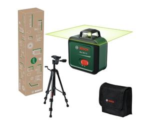 Nivel láser PLL 360-1G de Bosch (láser verde de 360°, autonivelante, precisión de ±0,4 mm/m, batería recargable de iones de litio integrada, carga USB-C®, en caja de cartón para comercio electrónico)