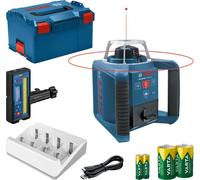 Nivel láser rotatorio GRL 300 HV + receptor LR 45 en maletín L-BOXX
