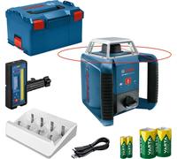 Nivel láser rotatorio GRL 400 H + receptor LR 45, en maletín L-BOXX