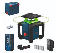 Nivel láser rotatorio profesional Bosch GRL18V-3-31G, incluido en un maletín L-BOXX