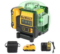 Nivel Láser Verde con Batería de Litio DEWALT DW089LG 2026 | 12 Líneas 3 Lados 360 ° Horizontal Vertical | Medición de Nivelación en Exteriores no battery