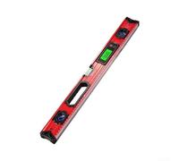 Nivel magnético del inclinómetro de Digitaces con la herramienta de la | Aleación de aluminio, pantalla de retroceso automático, para carpintería, ingenieros, calibración de bricolaje (600 mm)