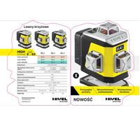 Nivel system laser p?aszczyznowy cl4g 4x360° zielony