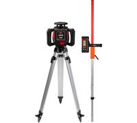 Nivelador láser rotatorio Levelfix 860H, haz rojo. Set que incluye trípode de 1,8 metros y mira de medición de 2,4 metros. Marca: NETIM. Modelo: 554811